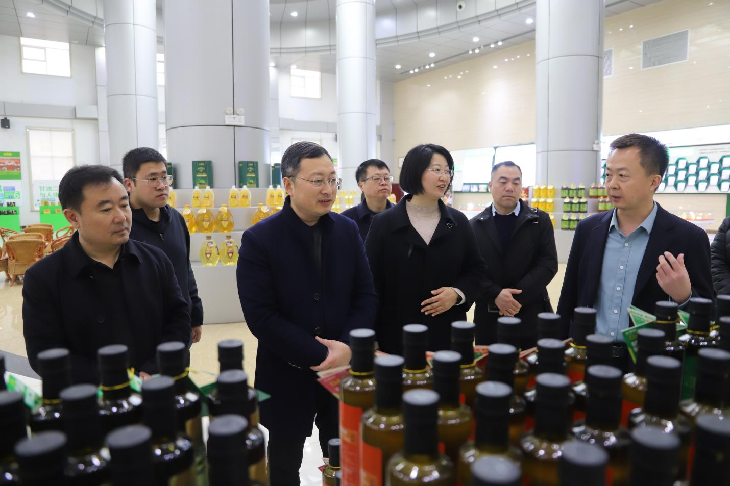 江蘇省鹽城市大豐區政企考察團來山東三星集團考察