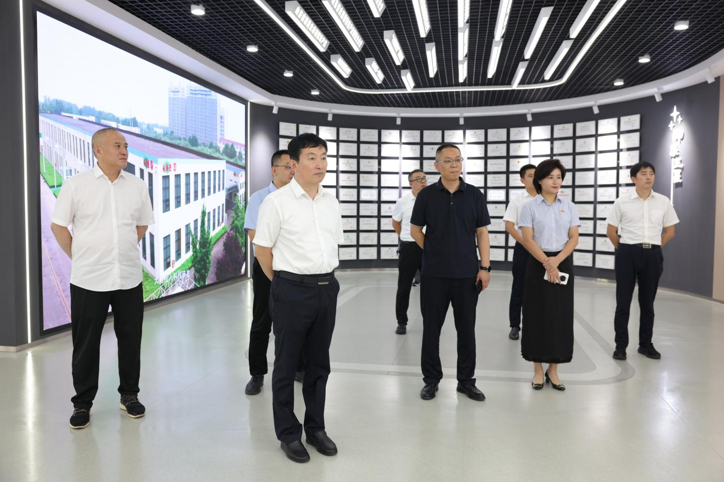 山東農擔公司調研組來山東三星集團調研