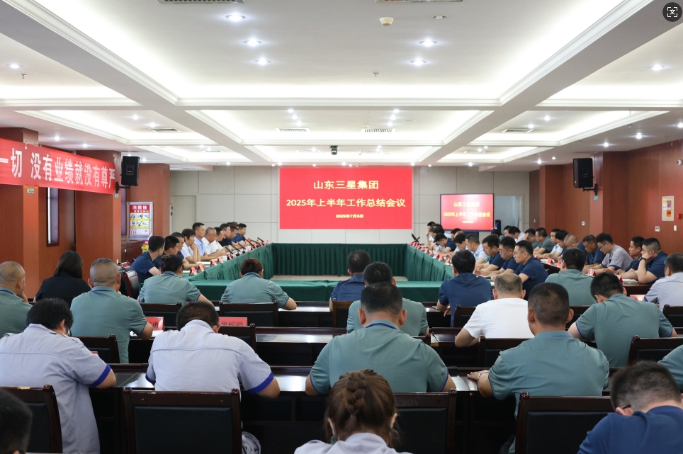 錨定目標 接續奮斗|山東三星集團召開2025年上半年工作總結會議